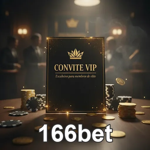 Imagem promocional da 166bet reforçando sua exclusividade VIP com o nome 166bet-VIP07