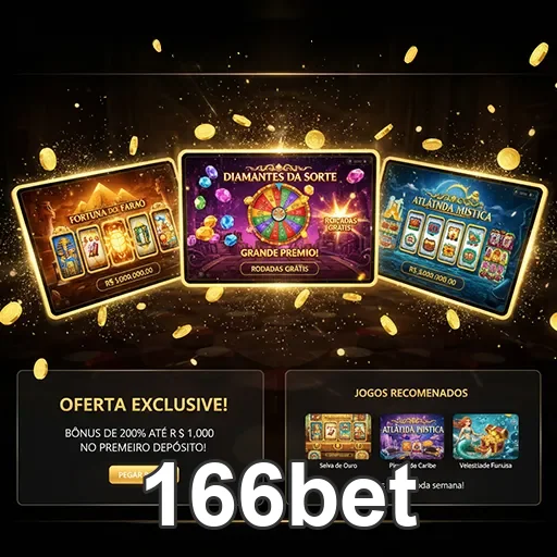 Tela de app mobile do 166bet para acesso rápido ao casino e slots